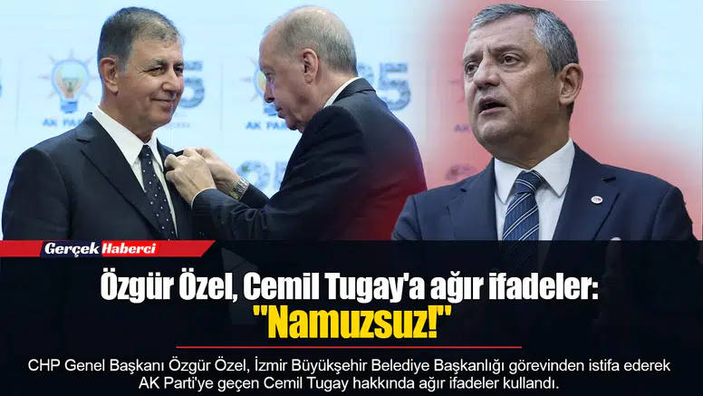 Özgür Özel, Cemil Tugay'a ağır ifadeler: "Namuzsuz!"