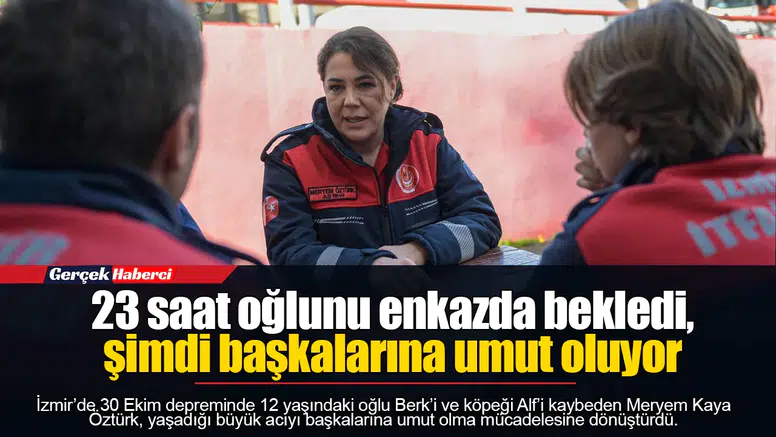 23 saat oğlunu enkazda bekledi, şimdi başkalarına umut oluyor