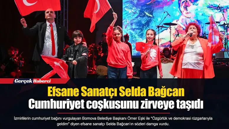 Efsane Sanatçı Selda Bağcan Cumhuriyet coşkusunu zirveye taşıdı