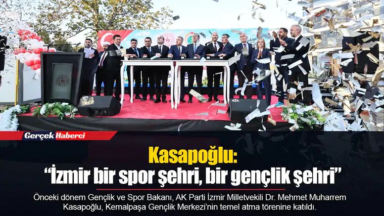 Kasapoğlu: “İzmir bir spor şehri, bir gençlik şehri”