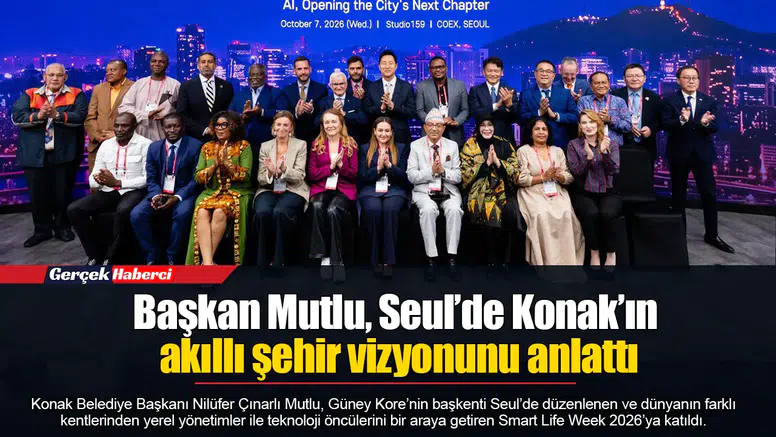 Başkan Mutlu, Seul’de Konak’ın akıllı şehir vizyonunu anlattı