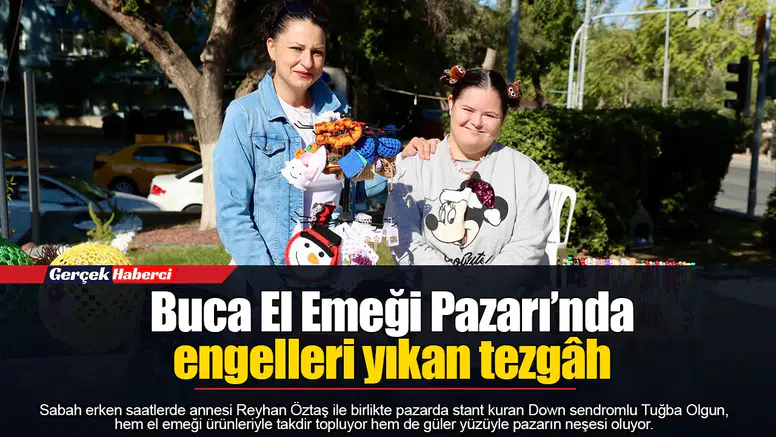 Buca El Emeği Pazarı’nda engelleri yıkan tezgâh