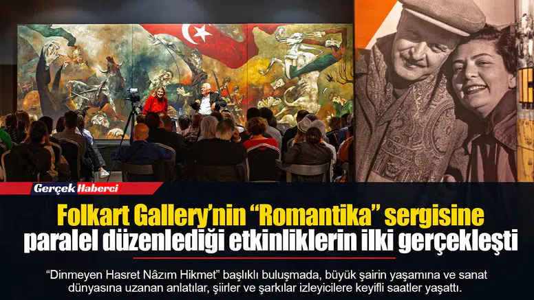 Folkart Gallery’nin “Romantika” sergisine paralel düzenlediği etkinliklerin ilki gerçekleşti