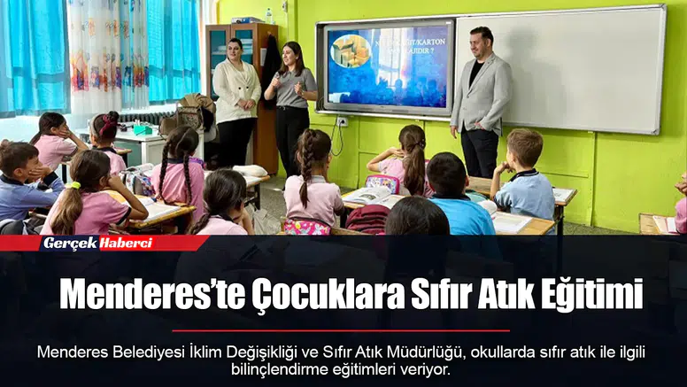Menderes’te Çocuklara Sıfır Atık Eğitimi