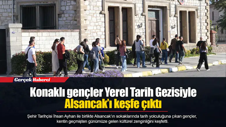 Konaklı gençler Yerel Tarih Gezisiyle Alsancak’ı keşfe çıktı