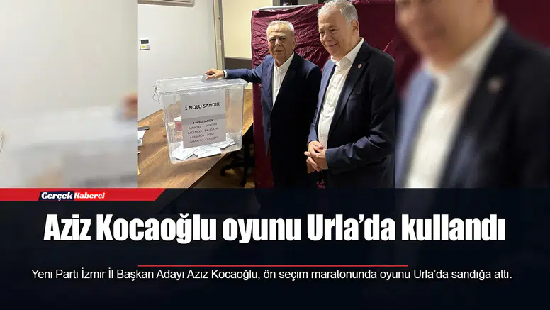 Aziz Kocaoğlu Oyunu Urla’da Kullandı