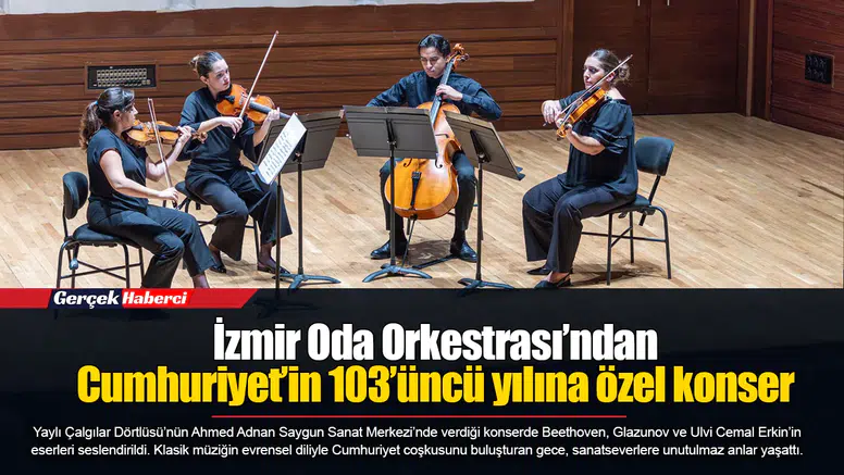 İzmir Oda Orkestrası’ndan Cumhuriyet’in 103’üncü yılına özel konser