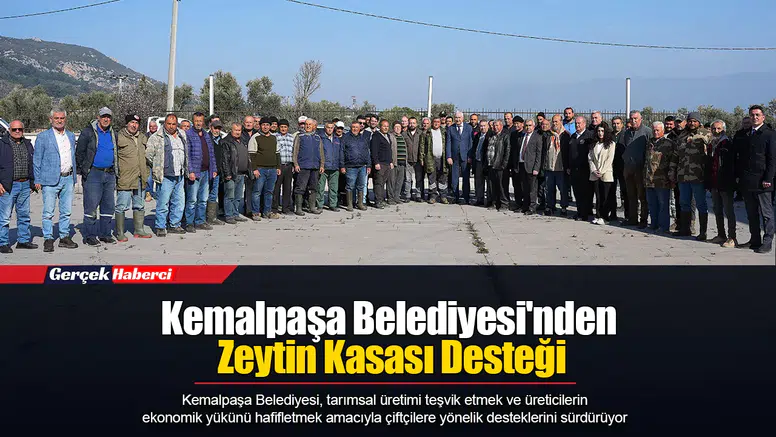 Kemalpaşa Belediyesi'nden Zeytin Kasası Desteği