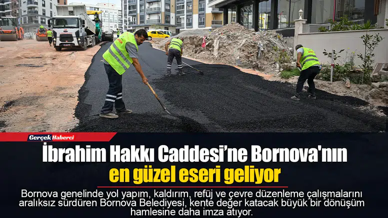 İbrahim Hakkı Caddesi’ne Bornova'nın en güzel eseri geliyor