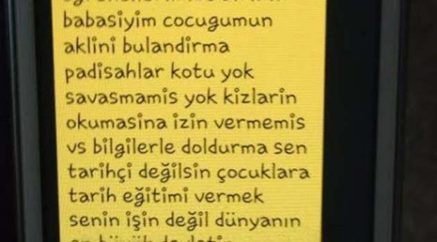 Kadın Öğretmene 29 Ekim Tehdidi
