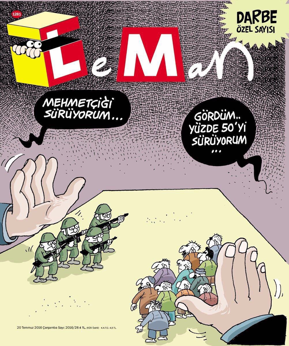 Leman 'Darbe'yi Çizdi, Toplatıldı!