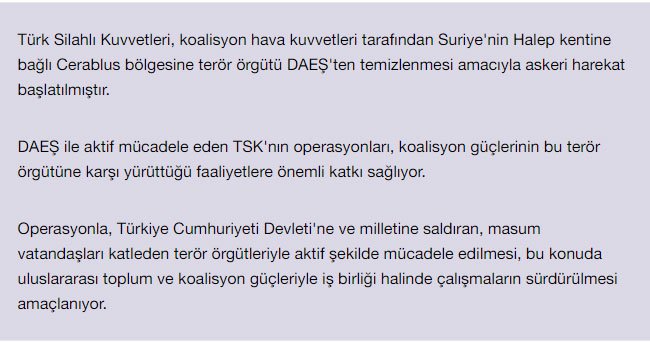 Başbakanlık'tan İlk Açıklama