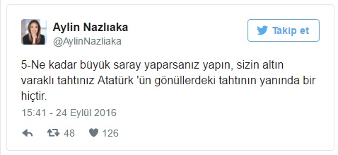 Aylin Nazlıaka: Alın O Parkı Sarayınıza Kurun!