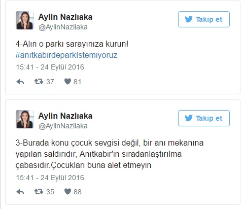 Aylin Nazlıaka: Alın O Parkı Sarayınıza Kurun!