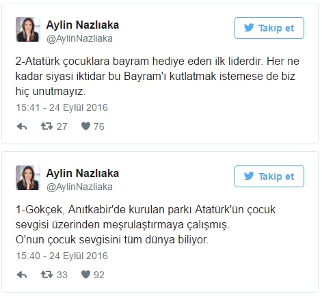 Aylin Nazlıaka: Alın O Parkı Sarayınıza Kurun!