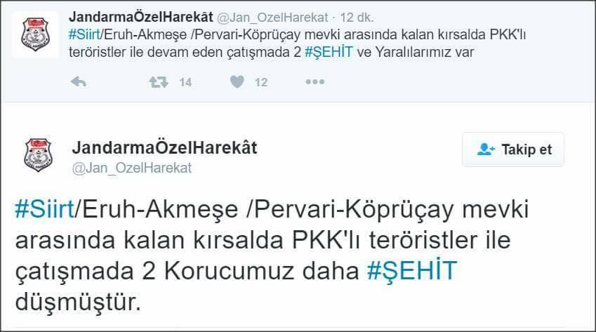 Eruh'dan Acı Haber: 2 Korucu Daha Şehit Oldu