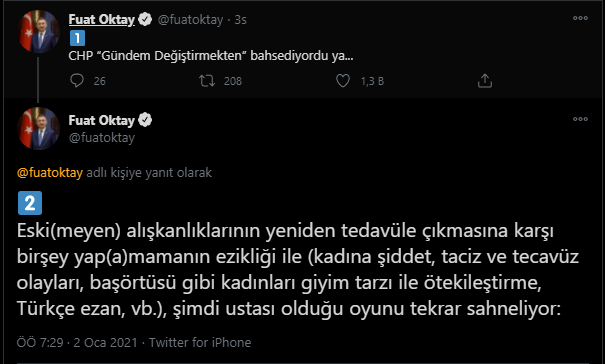 Fuat Oktay: CHP toplumumuzu kutuplaştırmaya çalışıyor, aldığı talimat bu yönde çünkü
