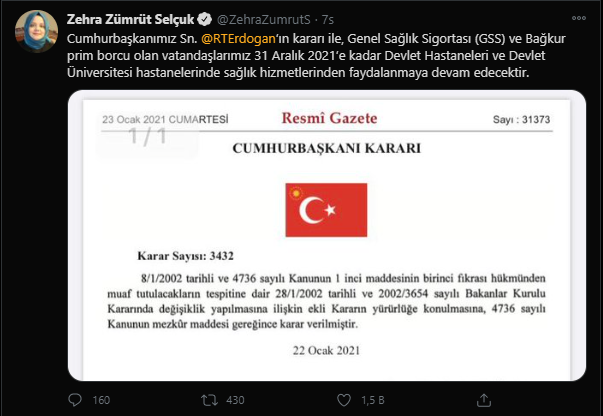 GSS ve Bağ-Kur borçluları sağlık hizmetlerinden yararlanmaya devam edecek