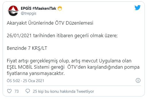 Akaryakıt fiyatlarında ÖTV düzenlemesi
