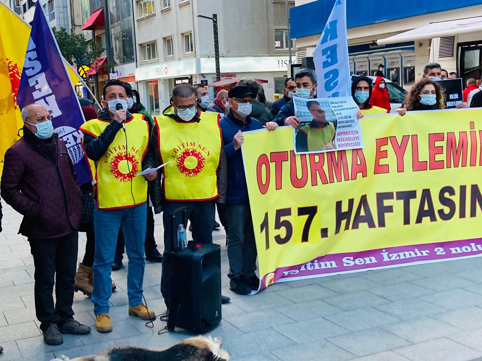Eğitim-Sen: Yaşasın haklı mücadelemiz!