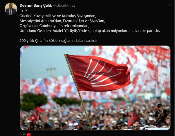 Çelik'ten 3 CHP'li vekilin istifasına tepki