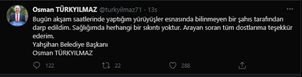 Kırıkkale’de MHP'li belediye başkanı Türkyılmaz darp edildi