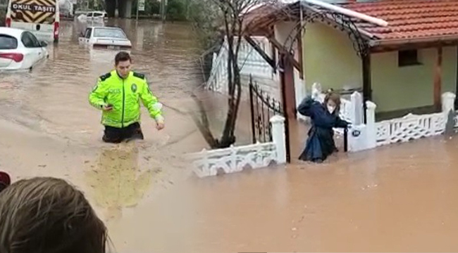 Vali Köşger'den sel felaketinde takdir toplayan sağlık çalışanı ve polise başarı belgesi