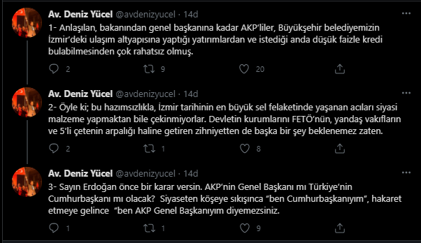 Deniz Yücel'den Cumhurbaşkanı'na tepki: Rahatsız olmuş