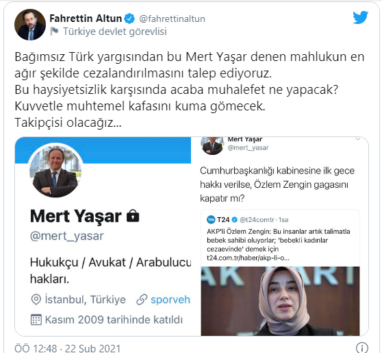 AK Parti’li Özlem Zengin'e hakaret eden avukat Mert Yaşar tutuklandı