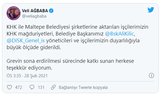 Maltepe Belediyesi'nde toplu iş sözleşmesi görüşmelerinde anlaşma sağlandı, grev bitti: En düşük ücret 4 bin 700 lira