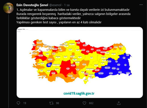 Açılmalar ve kapanmalarda bilime, kanıta dayalı verilerin izi bulunmamaktadır