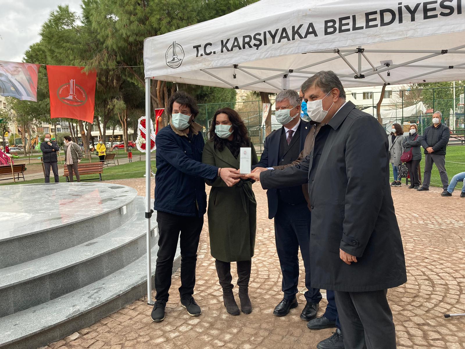 Sağlık Çalışanlarına Saygı Anıtı açıldı