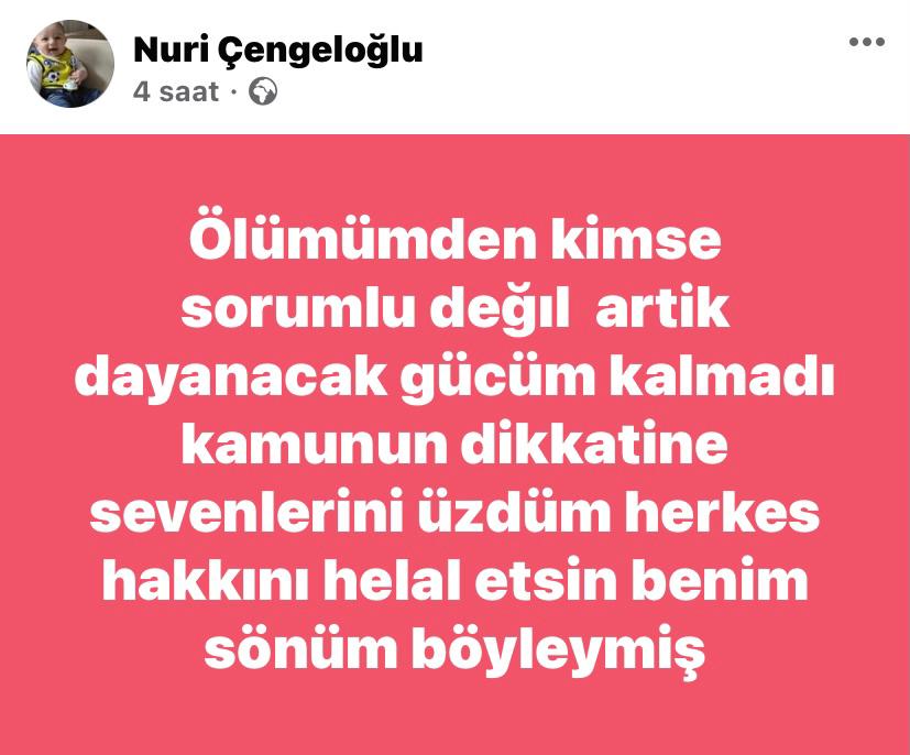 Ekonomik sıkıntılara dayanamayan kahveci esnafı intihar etti