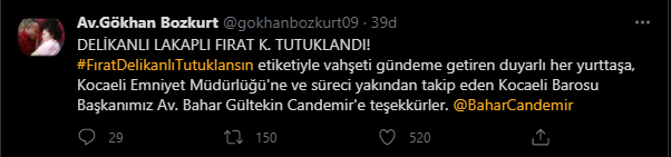 Aydın Barosu Başkanı Gökhan Bozkurt, Fırat Kaya'nın tutuklandığını duyurdu