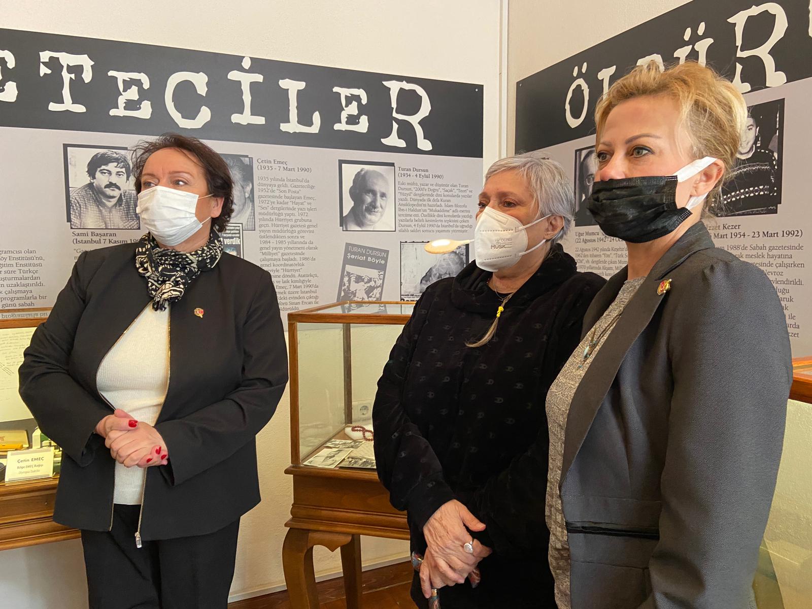 Öldürülen Gazeteciler İzmir Gazeteciler Cemiyeti Basın Müzesi’nde Anıldı