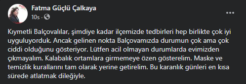 Başkan Çalkaya’dan uyarı