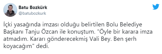 CHP'li belediyeler, valilikleri yalanlıyor: İçki satışı yasağı kararında imamız yok