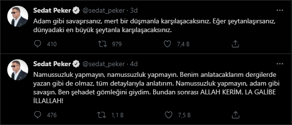 Peker: Defne hanımın evinde kimin kalp krizi geçirdiğini anlatmaya başlarım. Şansınızı zorlamayın