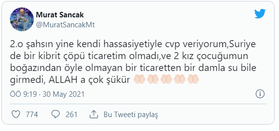 Murat Sancak’tan Sedat Peker’e “Berat Albayrak” yanıtı