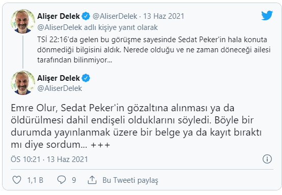 'Sedat Peker, Dubaili yetkililer tarafından konutundan alındı’ iddiası