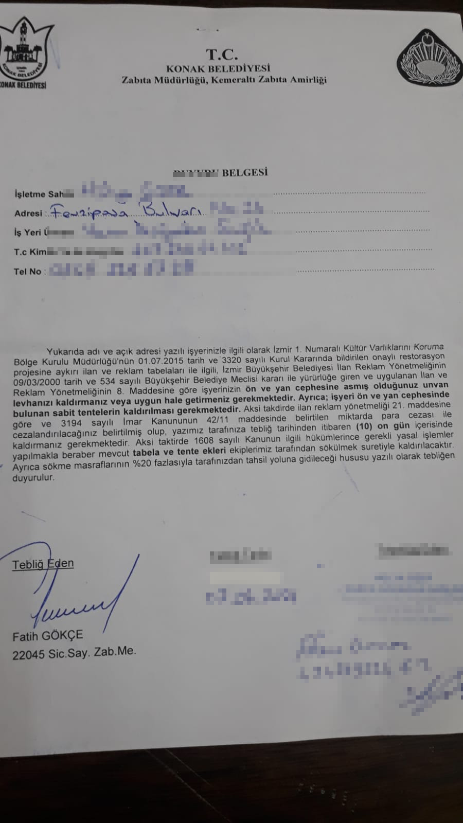 “Esnafa bir yıl uygulama yapmasınlar”