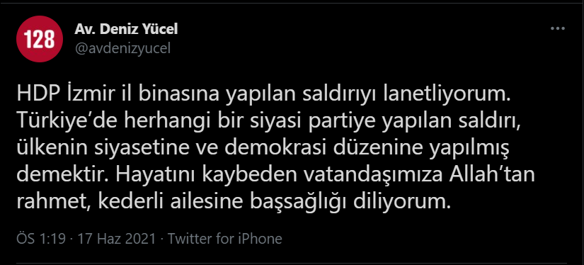Soyer, "HDP'ye saldırıyı kınıyoruz"