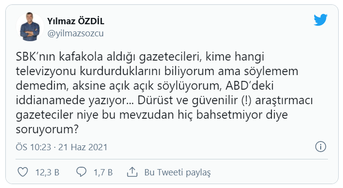 Uğur Dündar’dan Yılmaz Özdil’e: Yazıklar olsun sana