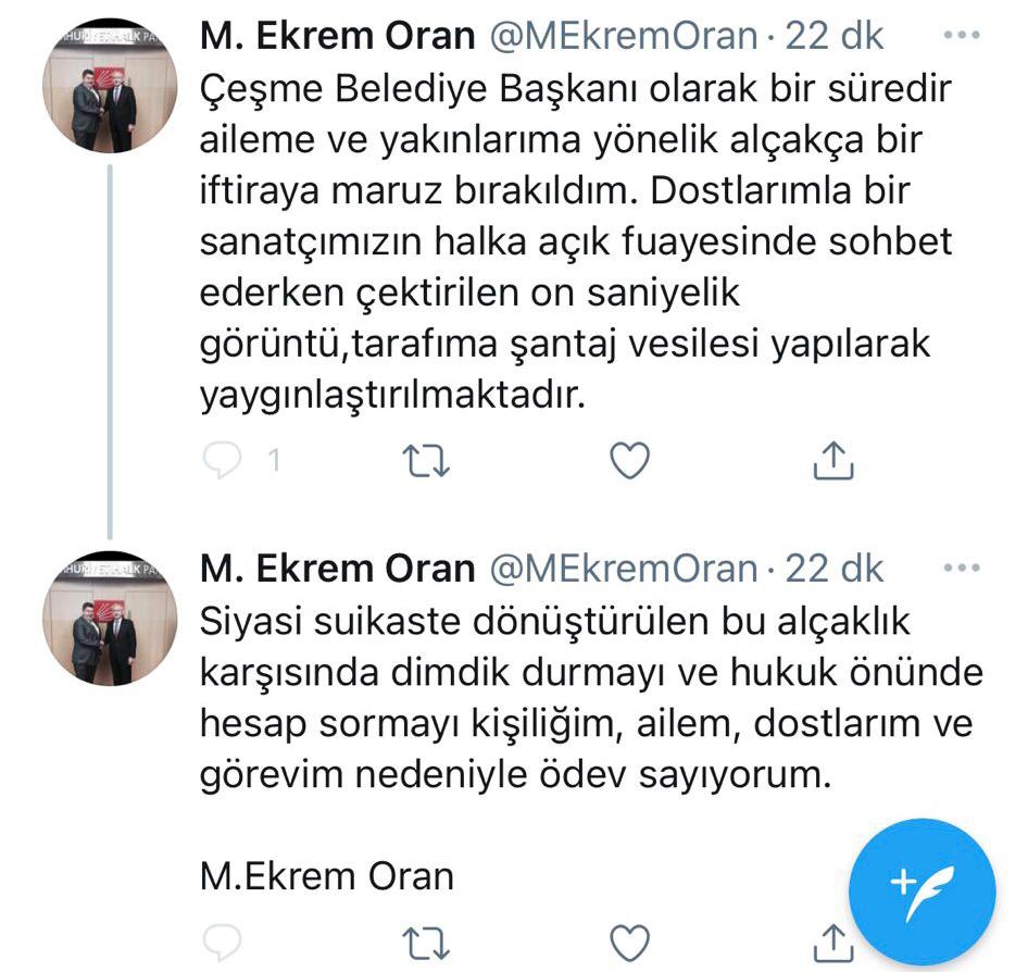 Oran, "Siyasi suikaste karşı dimdik duracağım"