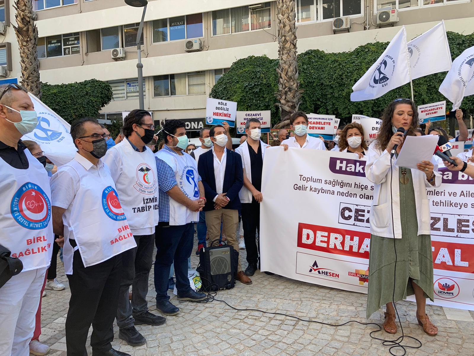Sağlıkçılar sözleşmeye karşı tepkisini yineledi: “Ödeme değil ceza yönetmeliği”