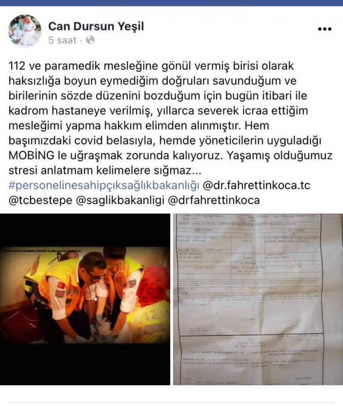 Koçak, Yeşil'e uygulanan mobbinge tepki gösterdi: "Kendini suçlu hisseden idareci varsa istifaya davet ediyoruz"