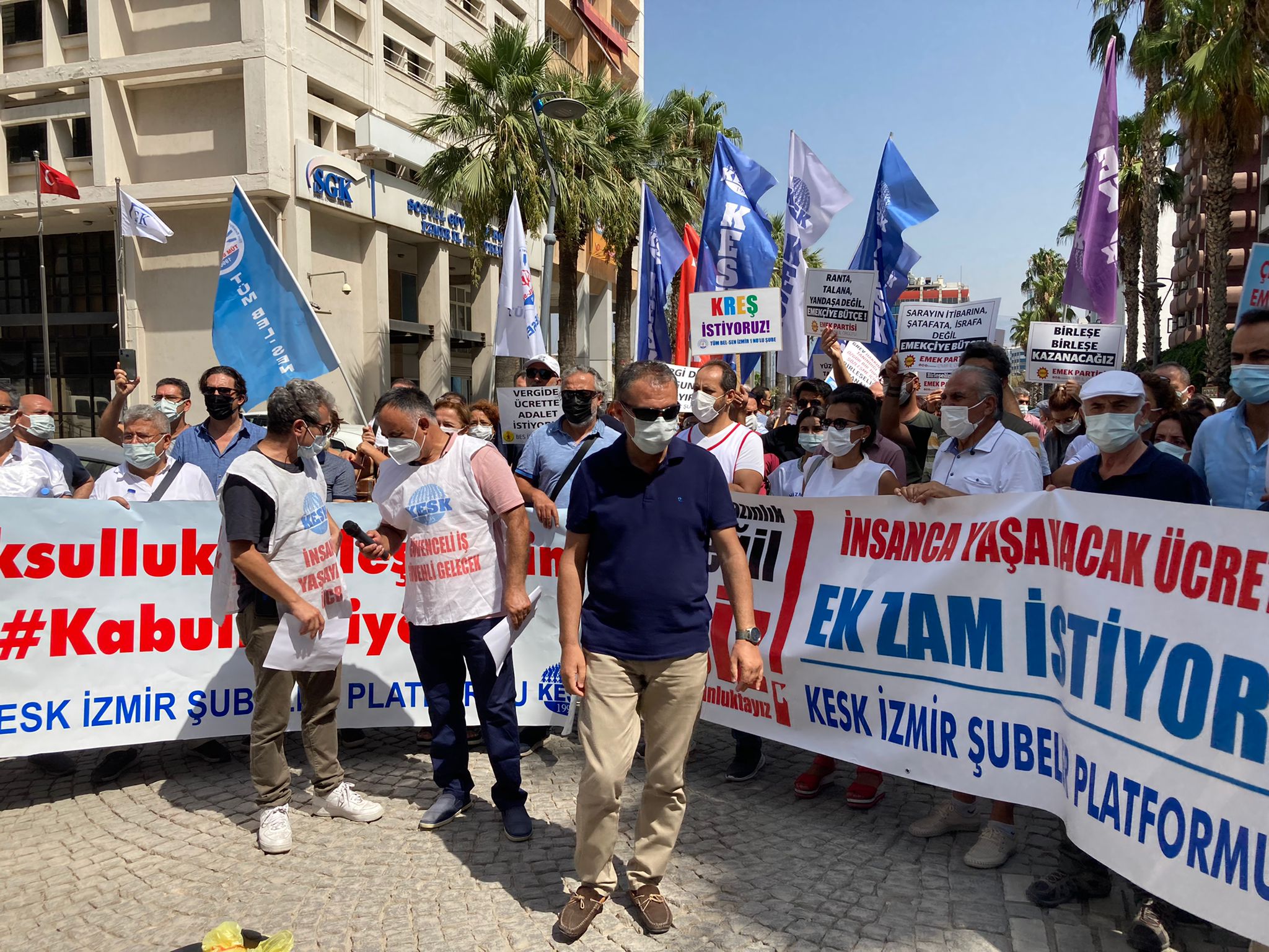 KESK, Memur-Sen ve Kamu-Sen’e ateş püskürdü: “Cumhur İttifakının toplu sözleşmesi emekçiyi bağlamaz”