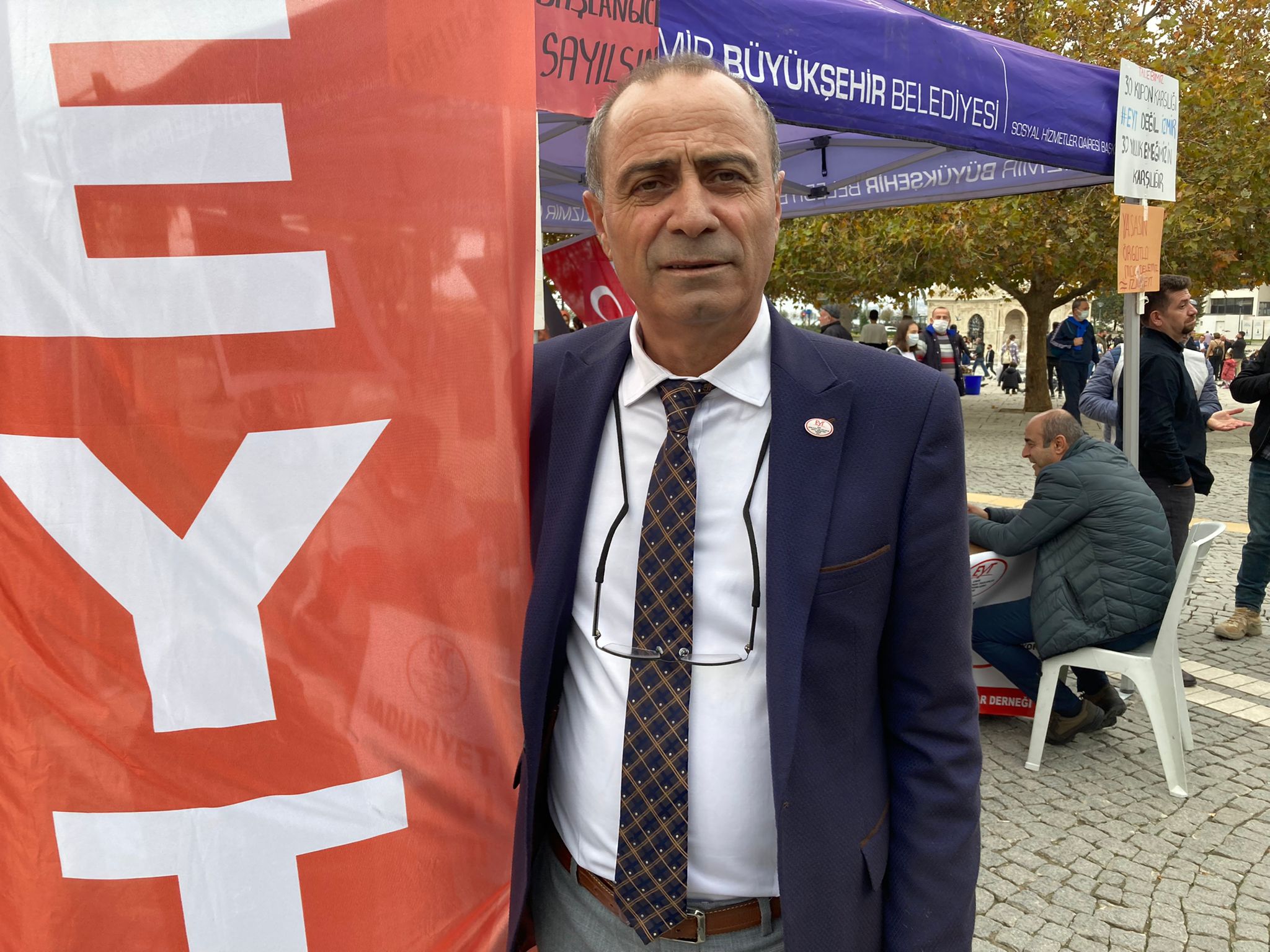 İzmir EYT Başkanı Türker, “Muhalefet yanımızda olursa biz de onların yanındayız”