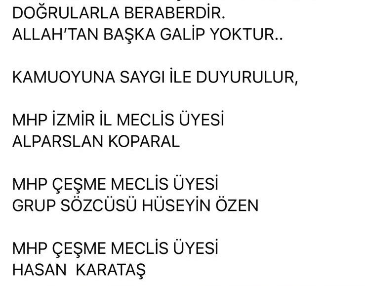 MHP’de istifa depremi!