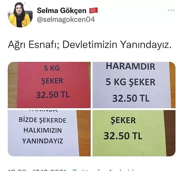 AK Partili Gökçen'in indirim oyununu ayağı ve evdeki halısı bozdu